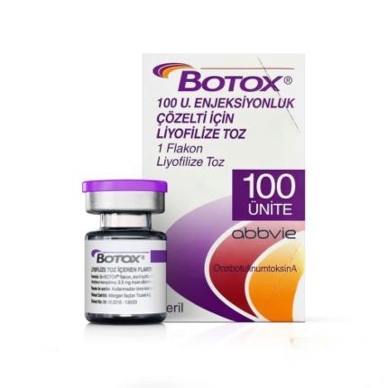 BOTOX 100 IU injection by AbbVie for wrinkle reduction and medical treatments