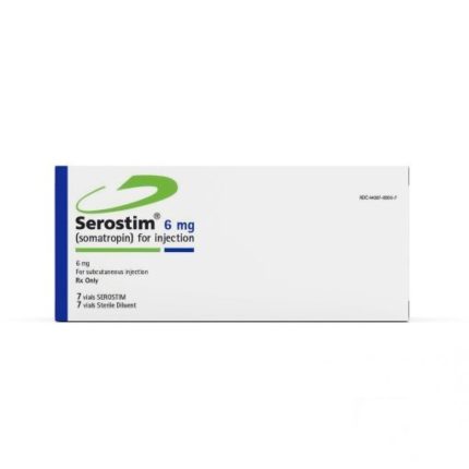Serostim 6mg Somatropin injection for muscle growth, fat loss, and improved athletic performance