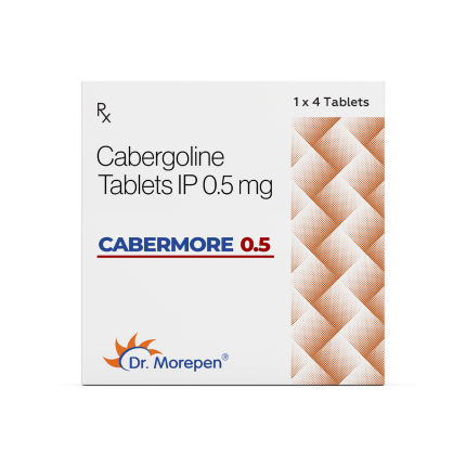 CABERGOLINE 0.50MG / PER TAB – HAB PHARMACUETICALS[4 TABLETS PACK]