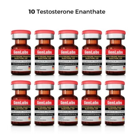 10 – TESTOSTERONE ENANTHATE 300MG / PER ML – GENLABS