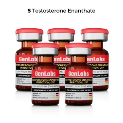 5 – TESTOSTERONE ENANTHATE 300MG / PER ML – GENLABS