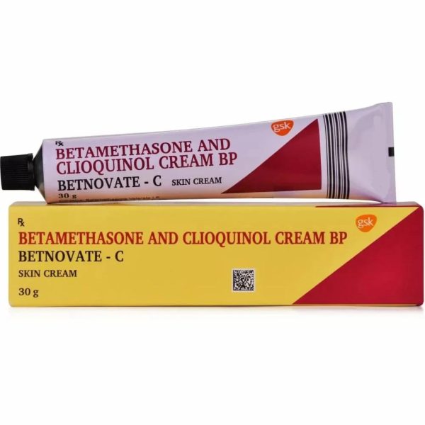 BETNOVATE – C (BETAMETHASONE AND CLIOQUINOL CREAM – SKIN CREAM – 30G TUBE