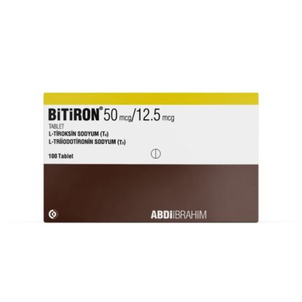 Bitiron thyroid medication packaging and dosage