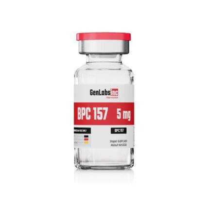 BPC 157 – 5MG/ VIAL ( WITH BACTERIOSTATIC WATER) – GENLABS