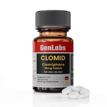 CLOMID (CLOMIPHENE CITRATE) 25MG / PER TAB – 200 TABLETS – GENLABS