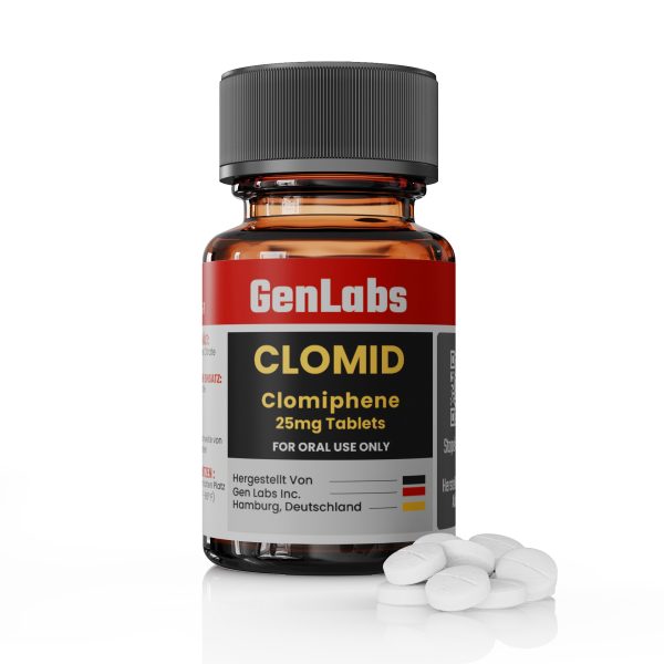CLOMID (CLOMIPHENE CITRATE) 25MG PER TAB – 200 TABLETS – GENLABS CLOMID (CLOMIPHENE CITRATE) 25MG / PER TAB – 200 TABLETS – GENLABS