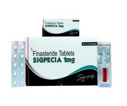 FINASTERIDE IP TABLETS SIGPECIA 1MG – HAB PHARMACUETICALS (10 TABLETS)
