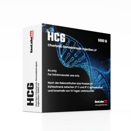 HCG 5000IU – VIAL ( HUMAN CHORIONIC GONADOTROPIN ) ( WITH BACTERIOSTATIC WATER) – GENLABS