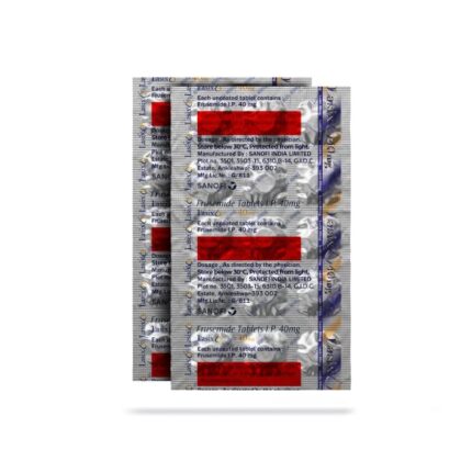 LASIX FUROSEMIDE 40 MG / PER TAB – SANOFI LABS [15 TABLETS PACK]