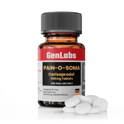 PAIN-O-SOMA (CARISOPRODOL) 350MG / PER TAB – 30 TABLETS – GENLABS