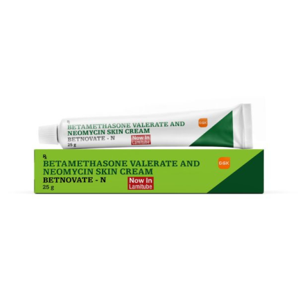 BETNOVATE – N ( BETAMETHASONE VALERATE AND NEOMYCIN ) SKIN CREAM – 25GRAMS TUBE – GLAXOSMITHKLINE