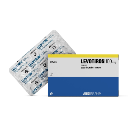 Levotiron 100 mcg thyroid medication packaging by Abdi Ibrahim