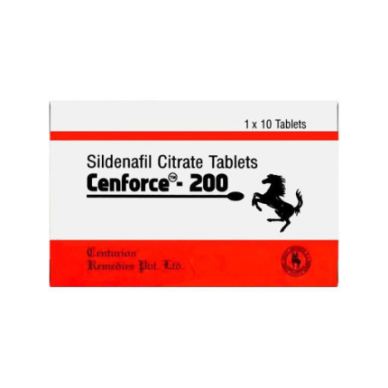 SILDENAFIL CITRATE 200MG (GENERIC VIAGRA) – CENFORCE [10 TABLETS]