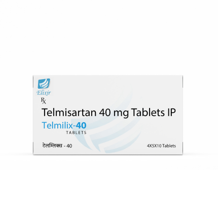 Telmisartan 40 mg tablet pack for blood pressure treatment