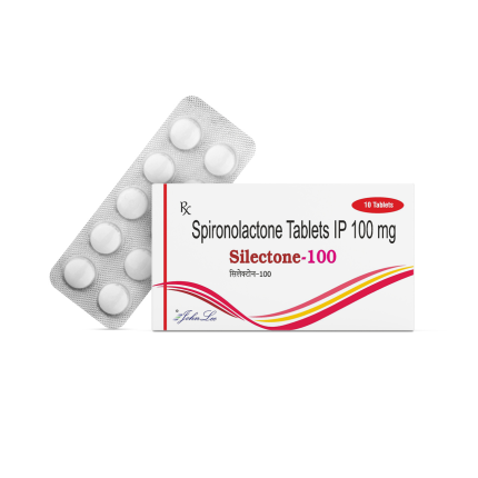 SILECTONE-100 ( SPIRONOLACTONE ) 100MG / PER TAB [ 10 TABLETS STRIP ] – JOHNLEE PHARMACUETICAL