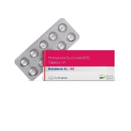 Metoprolol Succinate 50mg extended-release tablets for hypertension