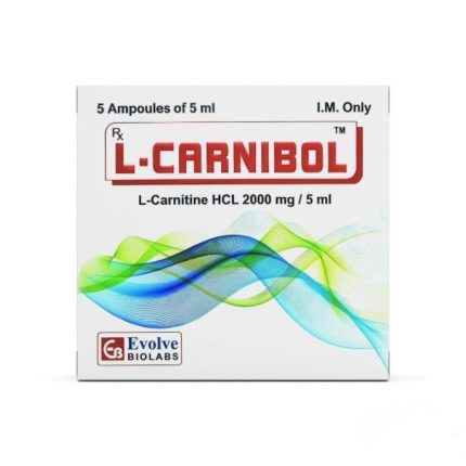 Injectable L-Carnitine HCL supplement 2000mg vial